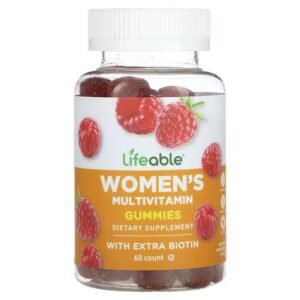 Lifeable, Women's Multivitamin, Natural Raspberry, 60 Gummies,Lifeable, Women's Multivitamin, natürliche Himbeere, 60 Fruchtgummis