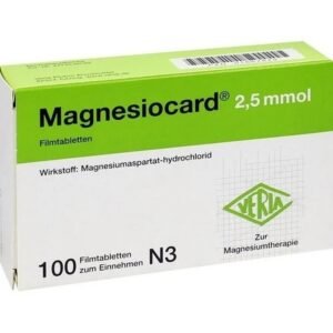 MAGNESIOCARD 2.5 mmol film-coated tablets,MAGNESIOCARD 2,5 mmol Filmtabletten