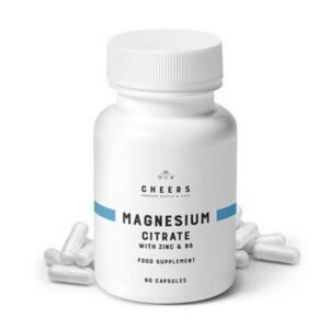 Cheers, Magnesium and Zinc Citrate - B6 320mg 90 pcs., Cytrynian Magnezu i Cynku - B6 320mg 90 szt.