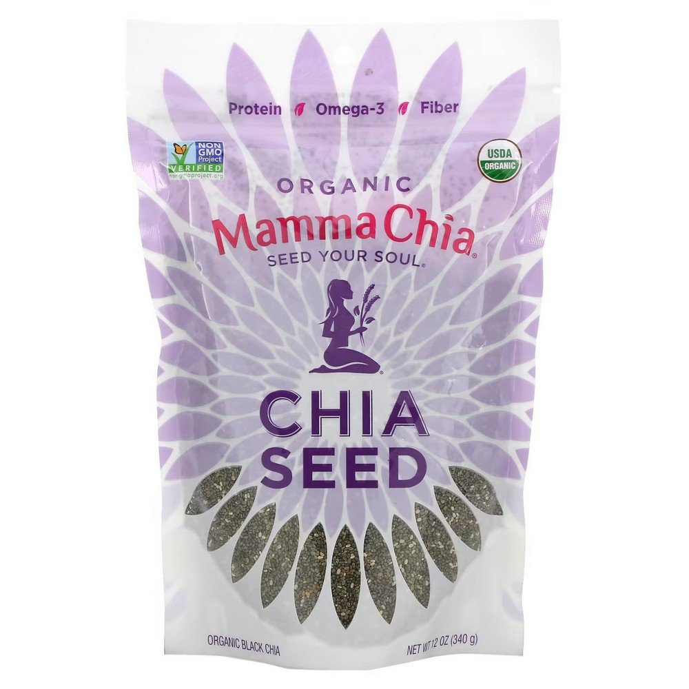 Mamma Chia, Organic Chia Seeds, 340 g (12 oz.),Mamma Chia, Bio-Chiasamen, 340 g (12 oz.)