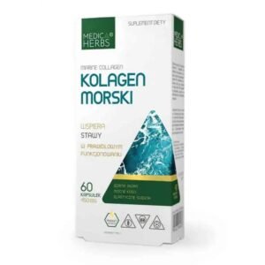 MEDICA HERBS Marine Collagen 60 Capsules FREE SHIPPING,MEDICA HERBS Kolagen Morski 60 Kapsułek WYSYŁKA GRATIS