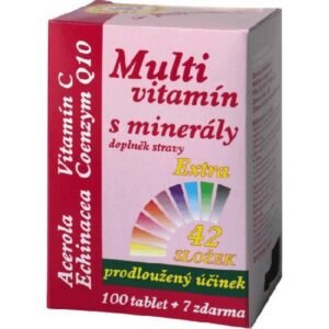 MedPharma MultiVitamin mit Mineralien + extra C 107, MedPharma MultiVitamín s minerály + extra C 107