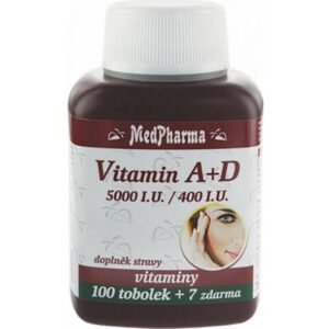 MedPharma Vitamín A+D 5000 I.U.-400 I.U. 107 