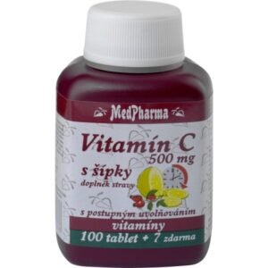 MedPharma Vitamin C 500 mg with arrows 107, MedPharma Vitamín C 500 mg s šípky 107