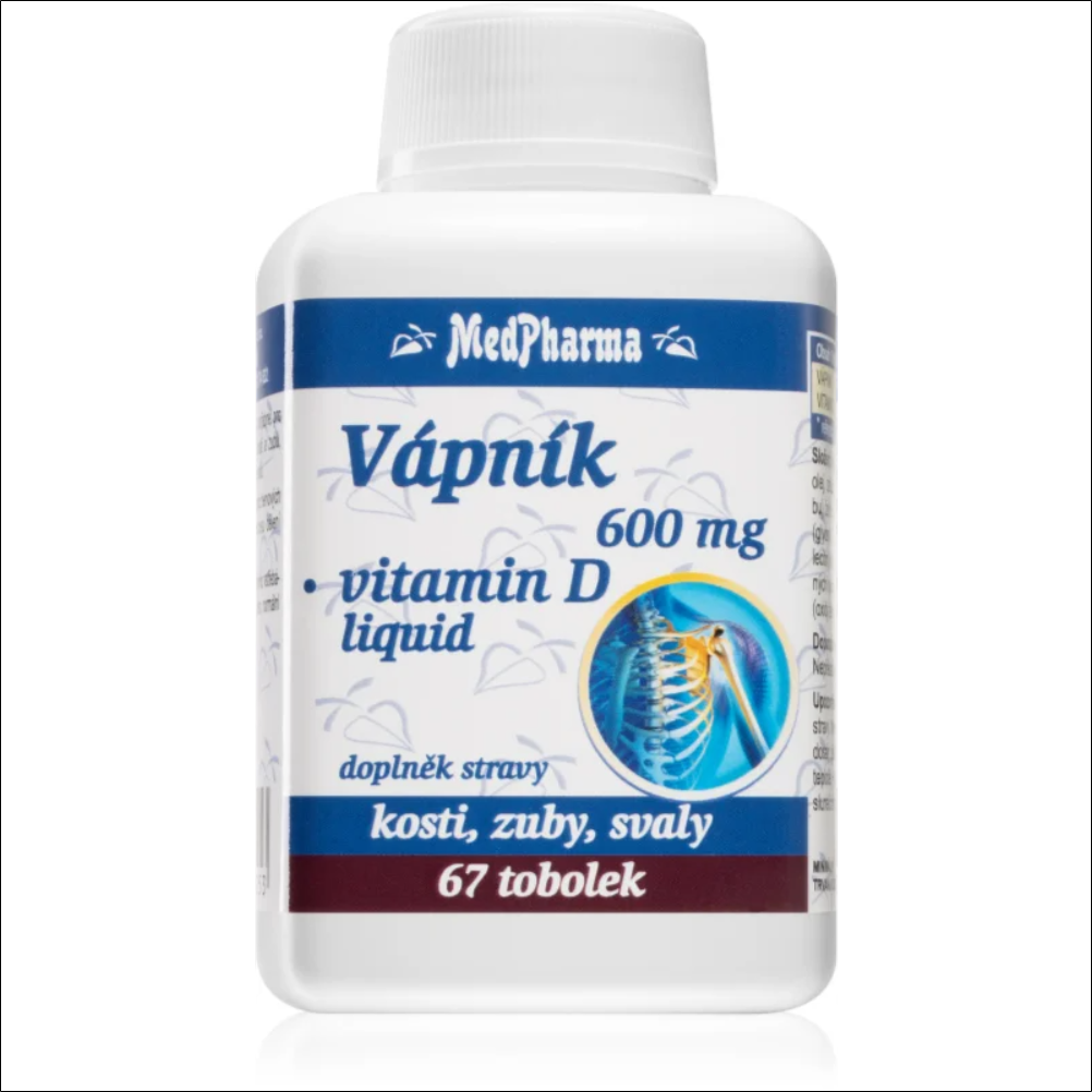 MedPharma,MedPharma Calcium 600 mg + Vitamin D3 67 tablets,MedPharma