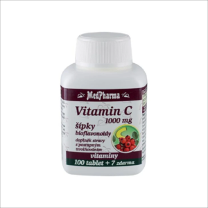 MedPharma,MedPharma Vitamin C 1000 mg with rose hips 107 tablets,MedPharma
