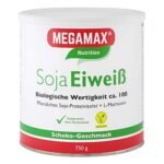 MEGAMAX soy protein chocolate powder, 750 g