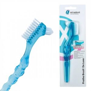 MIRADENT Prosthesis brush Protho Brush blue trans., 1 pcs
