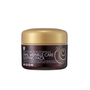 MIZON Regenerating night face mask with snail secretion filtrate 50% for skin rejuvenation and nourishment 80 ml