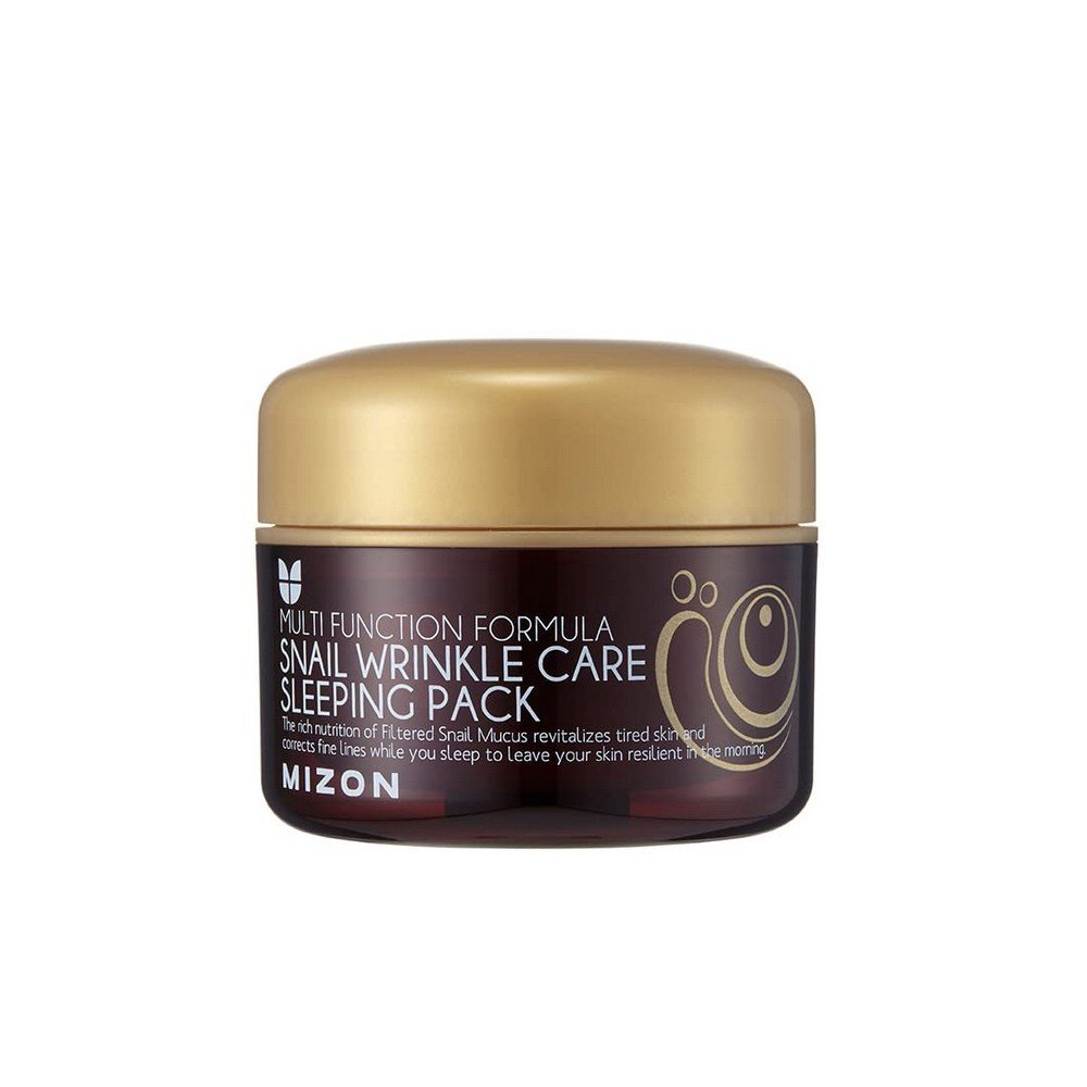MIZON Regenerating night face mask with snail secretion filtrate 50% for skin rejuvenation and nourishment 80 ml