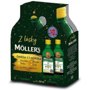 Möller's Omega 3 lemon, 2 x 250 ml