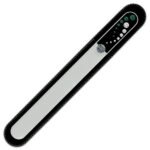 Mont Bleu s.r.o.,Mont Bleu Large Glass Nail File with crystals CO-B,Velký skleněný pilník na nehty Mont Bleu s krystaly CO-B