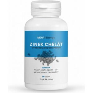 MOVit Zinc Chelate 15 mg 90, MOVit Zinek Chelát 15 mg 90 