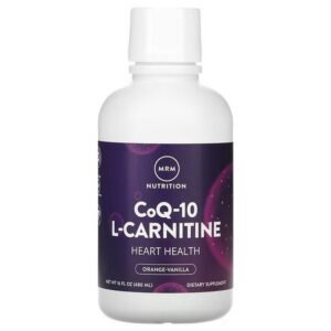 MRM Nutrition, CoQ-10 L-Carnitine Liquid, Orange-Vanilla, 480 ml (16 fl. oz.),MRM Nutrition, CoQ-10 L-Carnitin-Liquid, Orange-Vanille, 480 ml (16 fl. oz.)