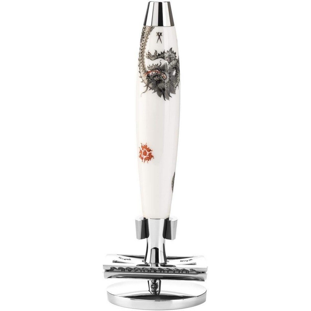 MÜHLE Edition No. 4 - Safety Razor - Meissen Porcelain,MÜHLE Edition Nr. 4 - Sicherheitsrasierer - Meissener Porzellan
