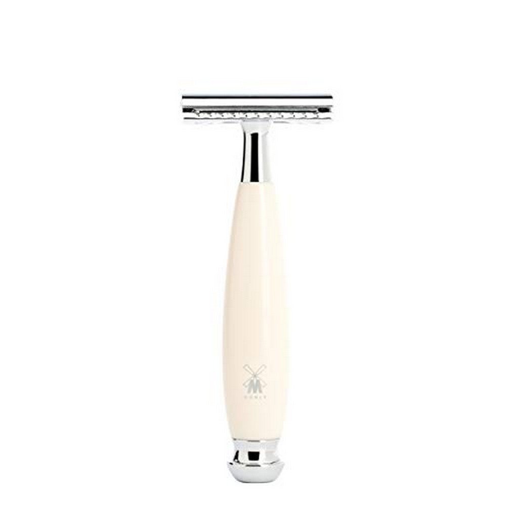 MÜHLE - Safety Razor - Vivo Series - Handle High-Grade Resin Ivory,MÜHLE - Rasierhobel - Serie Vivo - Griff aus Edelharz Elfenbein