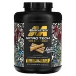 MuscleTech, Nitro Tech, 100% Whey Gold, 100% Whey Protein, Limited Edition, Churros, 2.32 kg (5.10 lbs.),MuscleTech, Nitro Tech, 100% Whey Gold, 100% Molkenprotein, Limited Edition, Churros, 2,32 kg (5,10 lbs.)