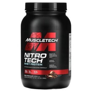 MuscleTech, Nitro-Tech Whey Isolate+, Muscle Building, Milk Chocolate Flavor, 2.00 lbs (907 g),MuscleTech, Nitro-Tech Molkenisolat+, Muskelaufbau, Milchschokoladegeschmack, 2,00 lbs (907 g)