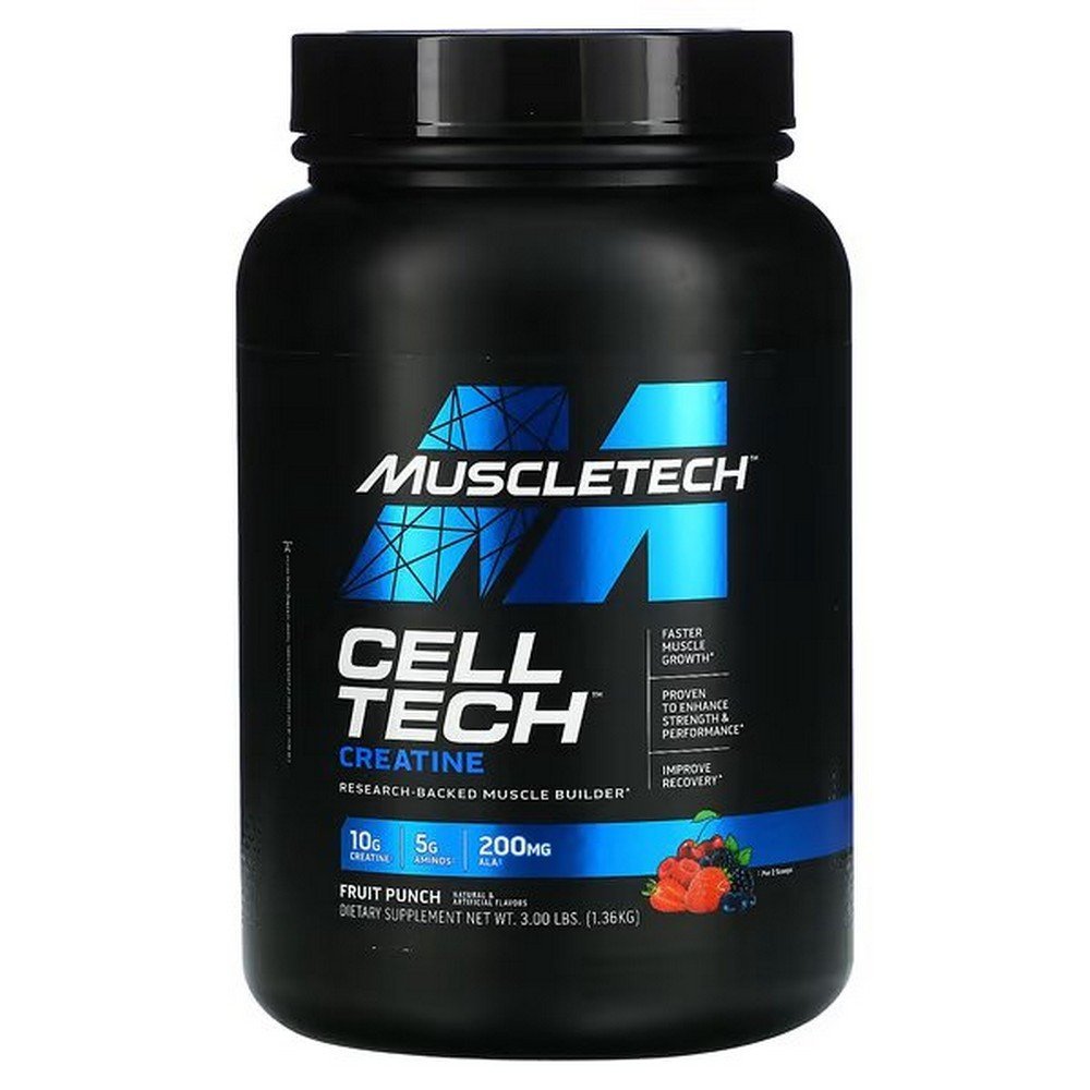 MuscleTech, Performance Series, CELL-TECH Creatine, Fruit Punch, 1.36 kg (3 lbs.),MuscleTech, Performance Series, CELL-TECH Creatine, Fruchtpunsch, 1,36 kg (3 lbs.)