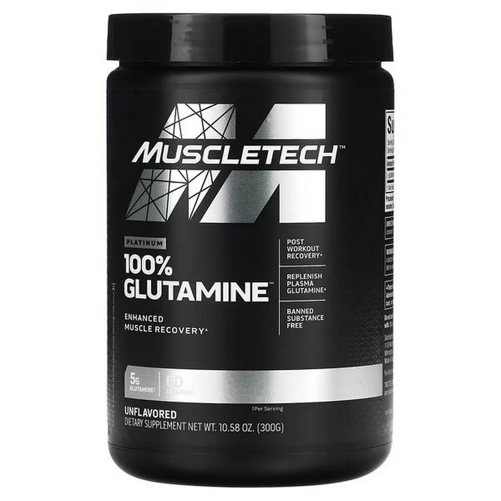 MuscleTech, Platinum 100% Glutamine, Unflavored, Platinum 100% Glutamine, Unflavored, 300 g ,MuscleTech, Platinum 100% Glutamine, Unflavored, Platin 100% Glutamin, geschmackneutral, 300 g