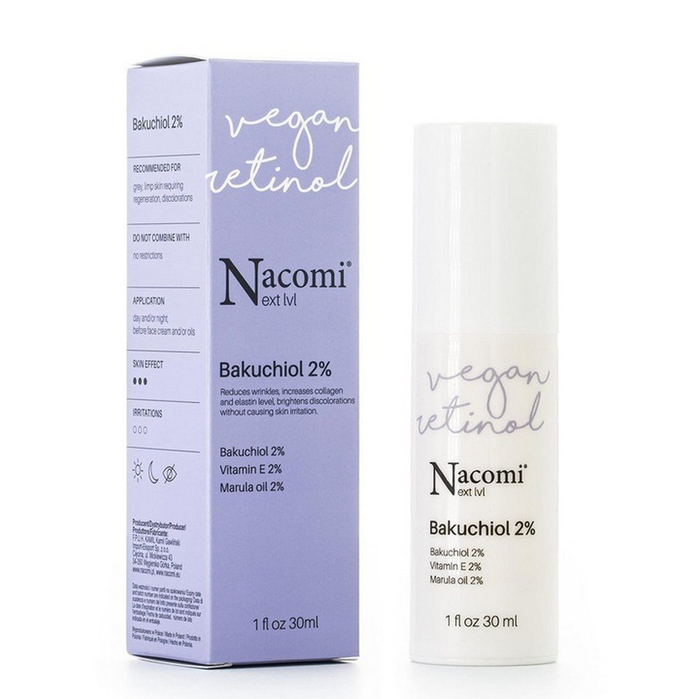 Nacomi,NACOMI NEXT LEVEL Facial serum with bakuchiol 2%,NACOMI NEXT LEVEL Serum do twarzy z bakuchiolem 2%