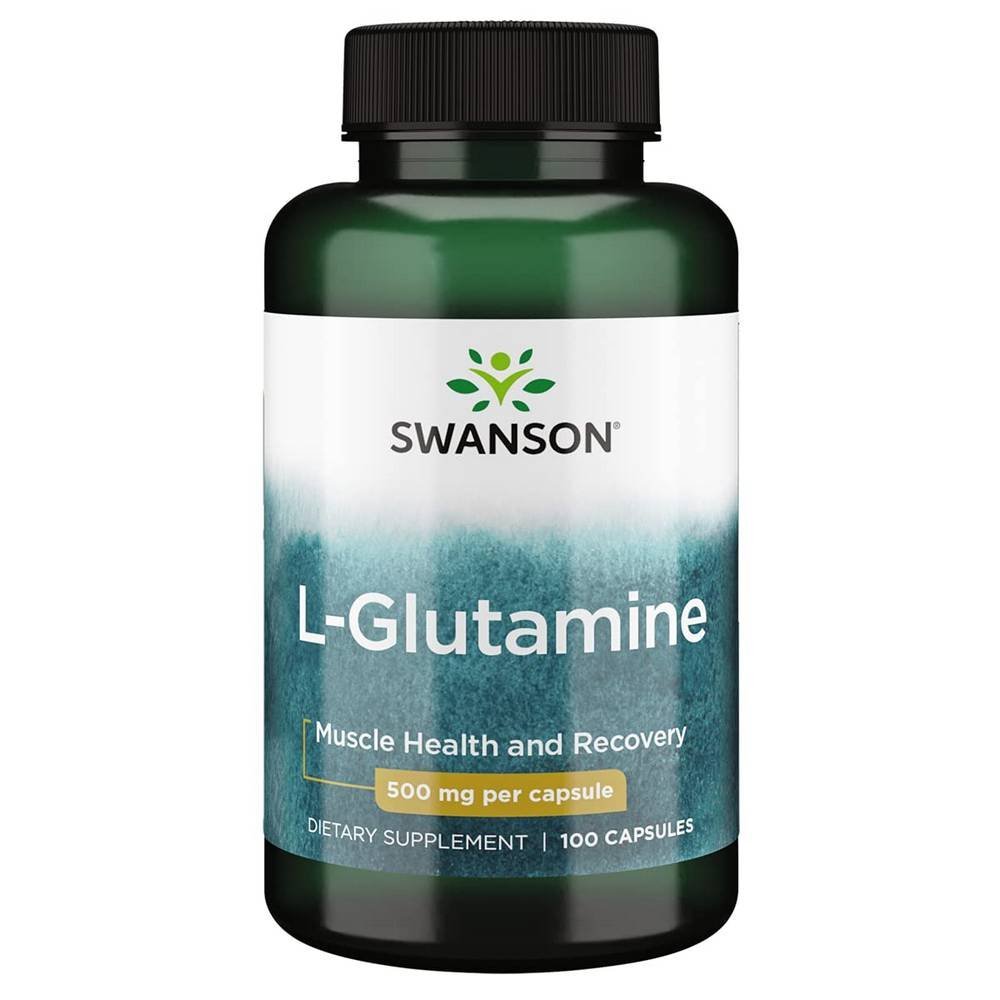Natural Swanson Glutamine Capsules