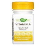 Nature's Way, Vitamin A, 3,000 mcg, 100 softgels,Nature's Way, Vitamin A, 3.000 mcg, 100 Weichkapseln