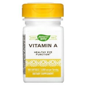 Nature's Way, Vitamin A, 3,000 mcg, 100 softgels,Nature's Way, Vitamin A, 3.000 mcg, 100 Weichkapseln