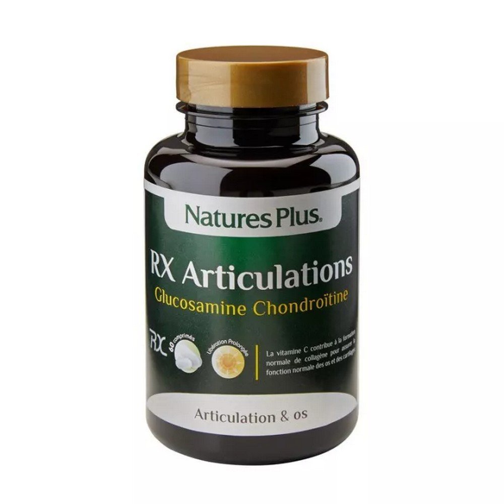 Natures Plus RX-Joints 60 tablets Long-acting,Plus RX-Articulations 60 comprimés Action prolongée