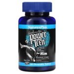 NaturesPlus, Source of Life, Power Teen for Him, vitamins for him, natural wild berry flavor, 60 chewable tablets,NaturesPlus, Source of Life, Power Teen for Him, Vitamine für Ihn, natürliches Wildbeerenaroma, 60 Kautabletten