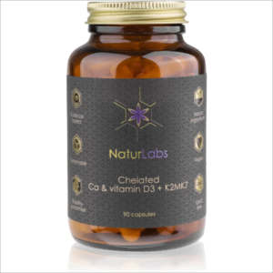 NaturLabs,NaturLabs Calcium chelate + D3 and K2 90 tablets,NaturLabs