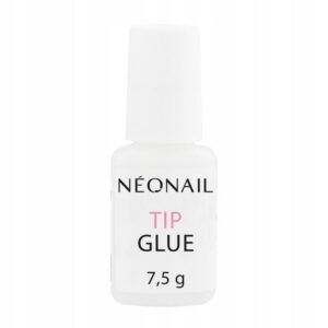 NEONAIL,Transparent nail tip glue with a brush, 7.5,g,Przezroczysty klej do końcówek paznokci z pędzelkiem, 7,5 g