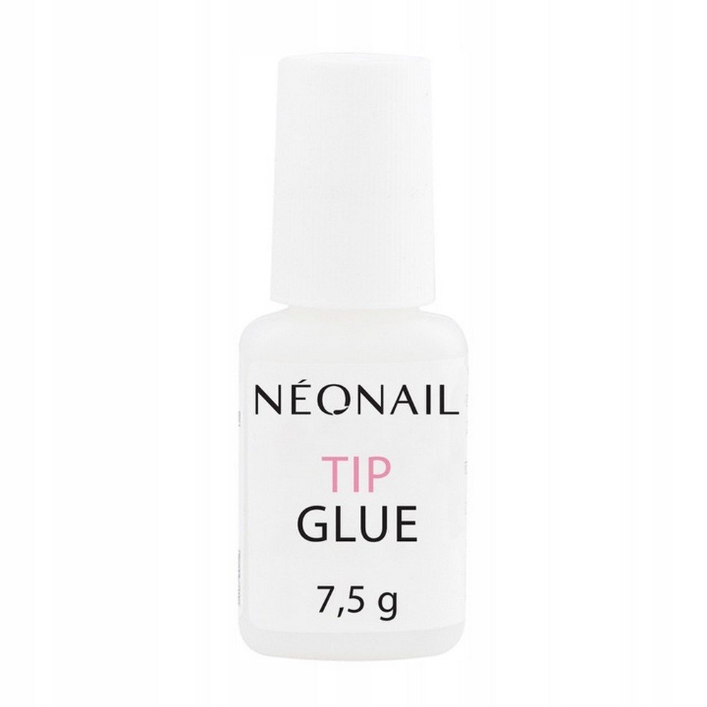 NEONAIL,Transparent nail tip glue with a brush, 7.5,g,Przezroczysty klej do końcówek paznokci z pędzelkiem, 7,5 g