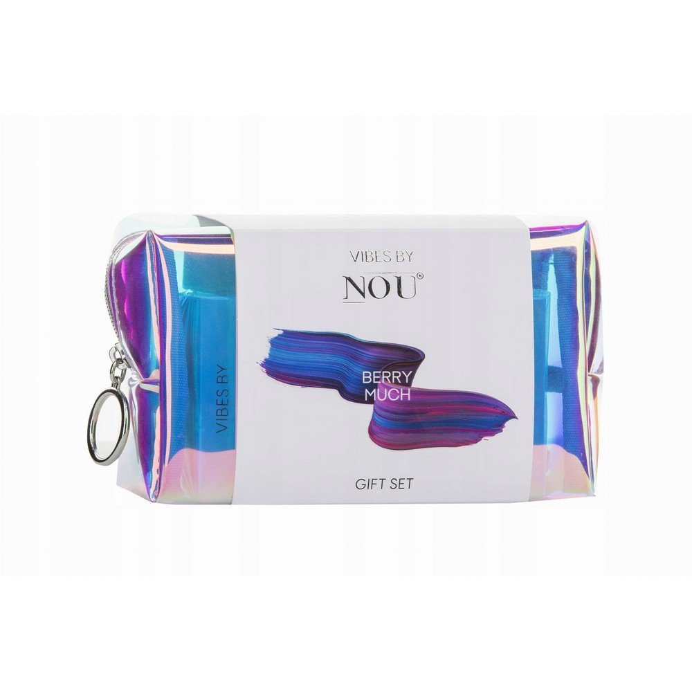 NOU,NOU Vibes BERRY MUCH perfume Set with cosmetic bag,Perfumy NOU Vibes BERRY MUCH Zestaw z kosmetyczką