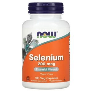 NOW Foods, Selenium, 200 mcg, 180 Vegetable Capsules,NOW Foods, Selen, 200 mcg, 180 pflanzliche Kapseln