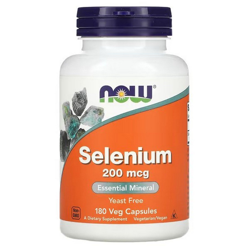 NOW Foods, Selenium, 200 mcg, 180 Vegetable Capsules,NOW Foods, Selen, 200 mcg, 180 pflanzliche Kapseln