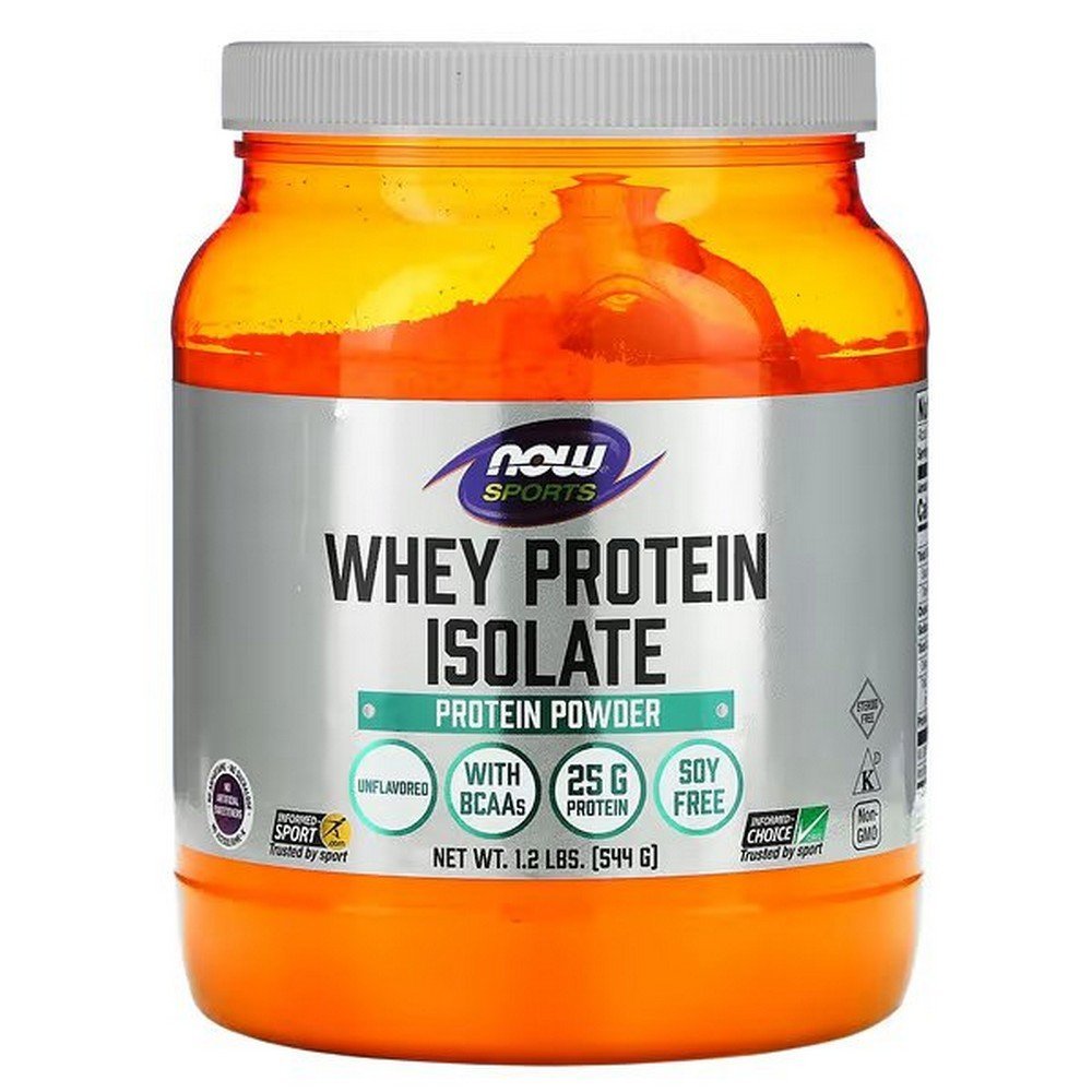 NOW Foods, Sport, Whey Protein Isolate, Unflavored, 544 g,NOW Foods, Sport, Molkenproteinisolat, geschmacksneutral, 544 g