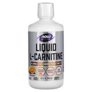NOW Foods, Sports, Liquid L-Carnitine, Liquid L-Carnitine, Citrus, 1,000 mg, 32 fl. oz. (946 ml),NOW Foods, Sports, Liquid L-Carnitine, Flüssiges L-Carnitin, Zitrus, 1.000 mg, 946 ml (32 fl. oz.)