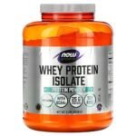 NOW Foods, Sports, Whey Protein Isolate, Unflavored, 2,268 g (5 lbs.),NOW Foods, Sports, Molkenproteinisolat, geschmacksneutral, 2.268 g (5 lbs.)