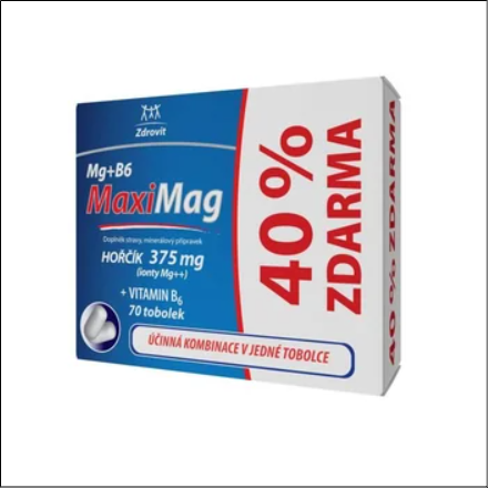 NP Pharma,Zdrovit MaxiMag Magnesium 375 mg + B6 70 capsules,NP Pharma