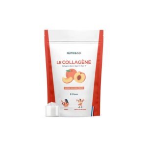 Nutri&Co Collagen Peach Flavor 190g, Collagène Saveur Pêche 190g