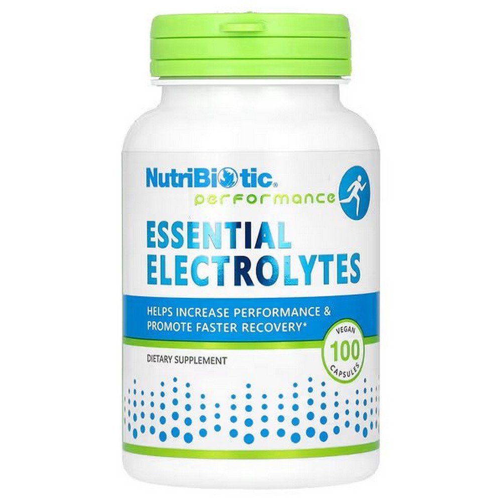 NutriBiotic, Essential Electrolytes, electrolytes, 100 vegan capsules,NutriBiotic, Essential Electrolytes, Elektrolyte, 100 vegane Kapseln