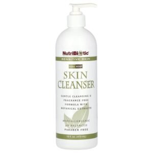 NutriBiotic, Skin Cleanser, Non-Soap, Fragrance Free, 16 fl oz (473 ml),NutriBiotic, Skin Cleanser, Non-Soap, Fragrance Free, Reiniger für die Haut, ohne Seife, ohne Duftstoffe, 473 ml (16 fl. oz.)
