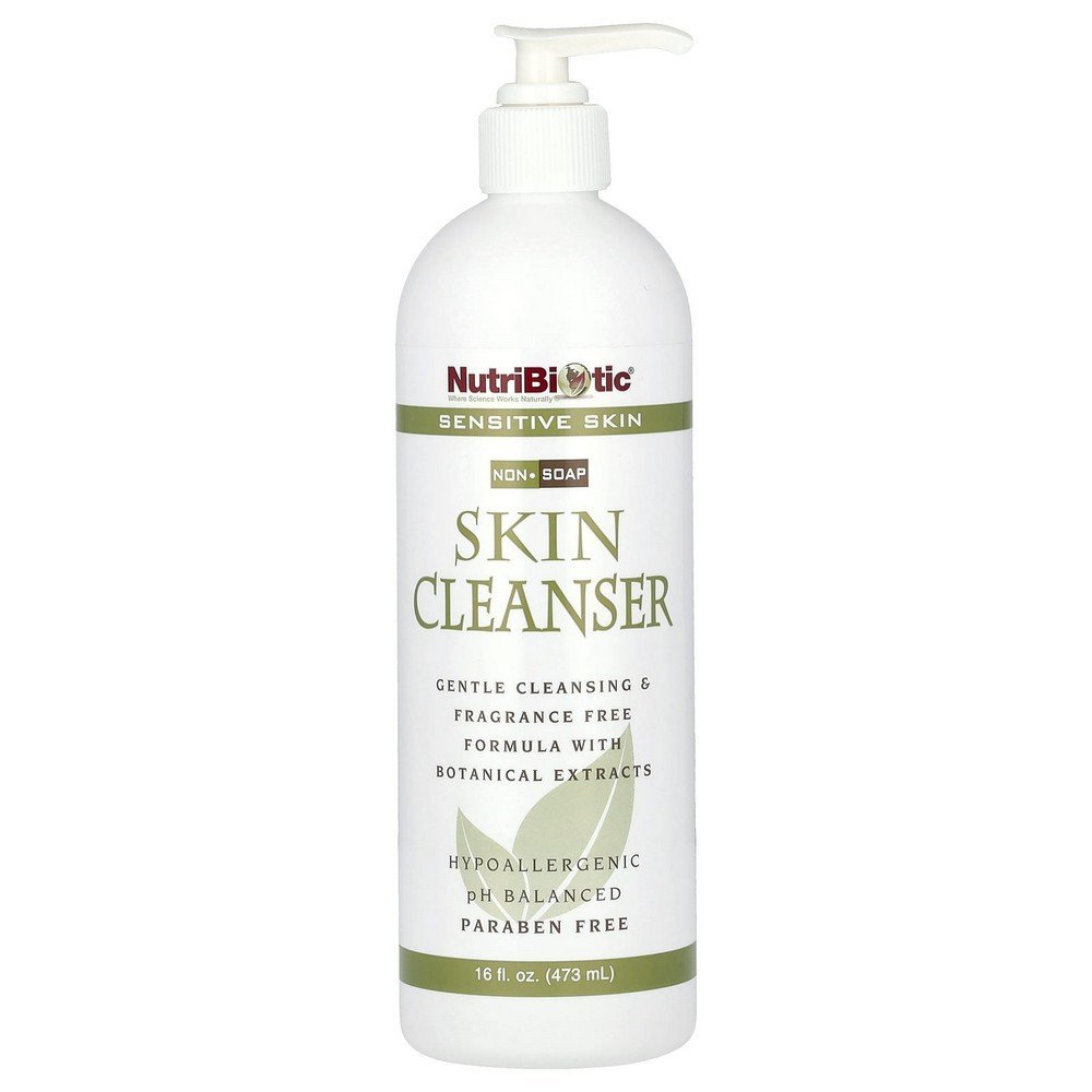 NutriBiotic, Skin Cleanser, Non-Soap, Fragrance Free, 16 fl oz (473 ml),NutriBiotic, Skin Cleanser, Non-Soap, Fragrance Free, Reiniger für die Haut, ohne Seife, ohne Duftstoffe, 473 ml (16 fl. oz.)