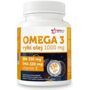 Nutricius Omega 3 Fish Oil 1000 mg 150, Nutricius Omega 3 Rybí olej 1000 mg 150