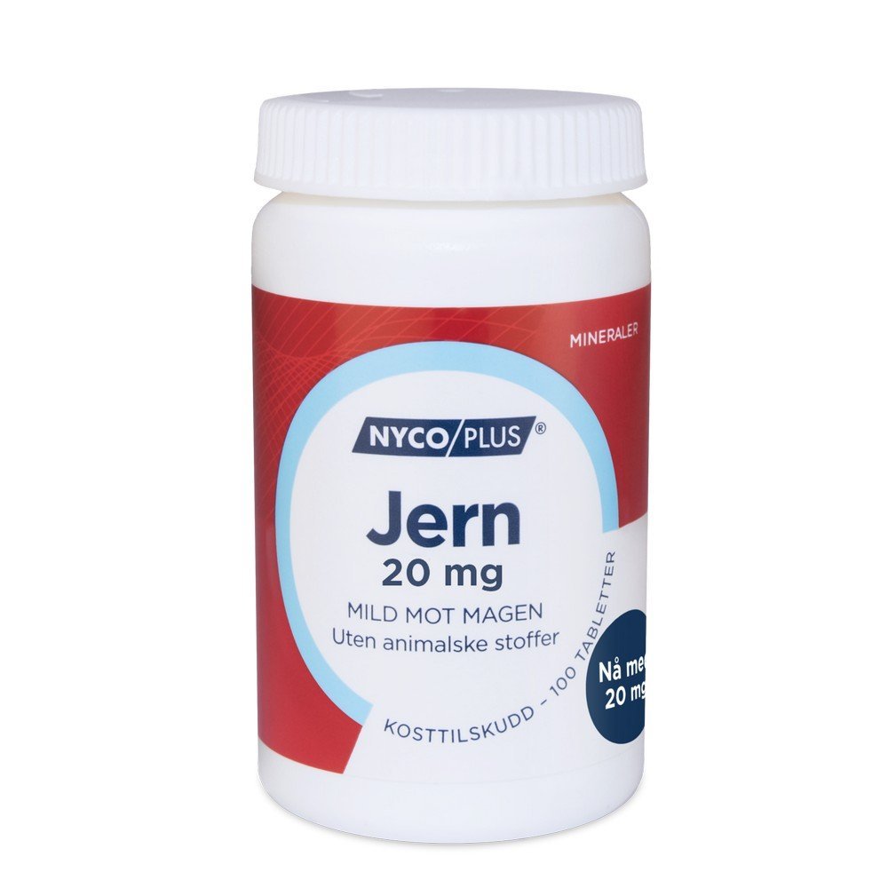 Nycoplus Iron 20 mg 100