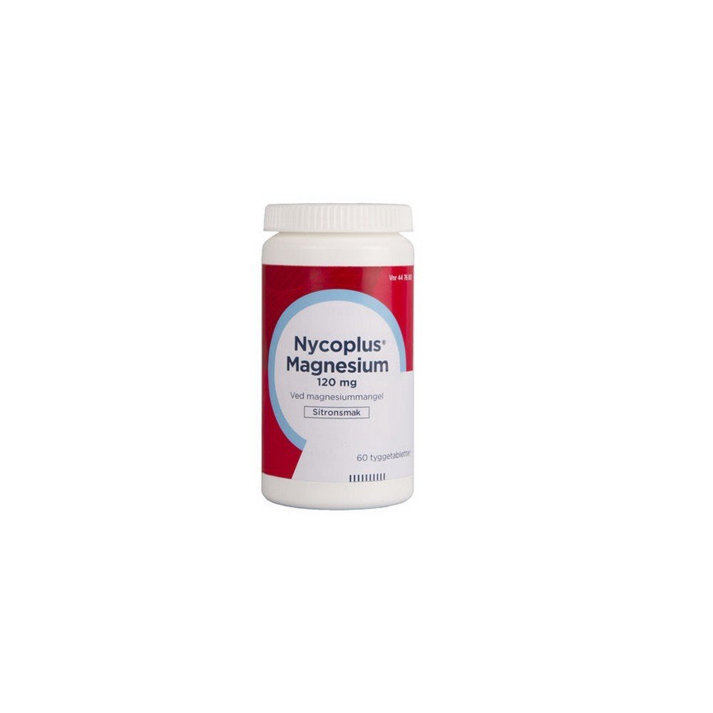Nycoplus Magnesium 120 mg Chewing loss, 60