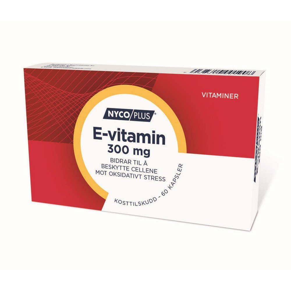 Nycoplus vitamin E capsules 300 mg 60