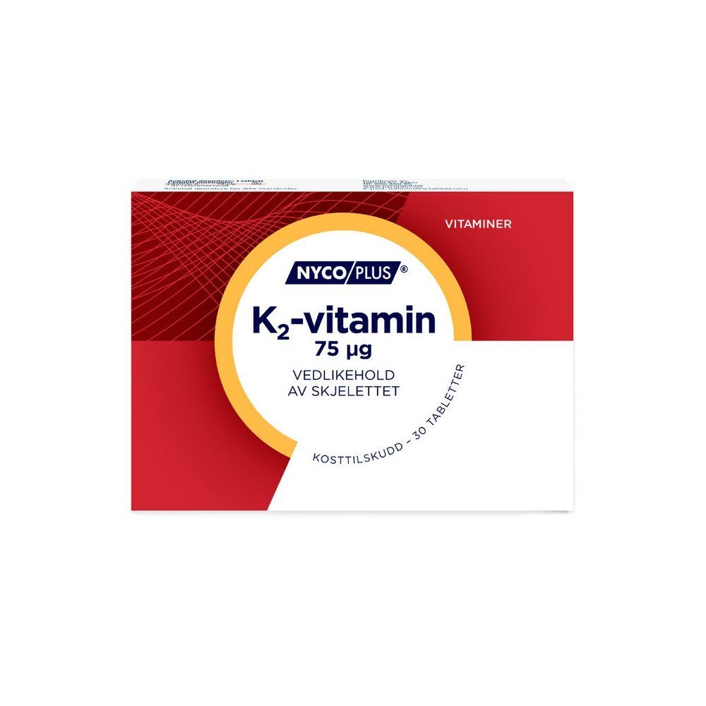 Nycoplus vitamin K2 Tab 75 microg 30