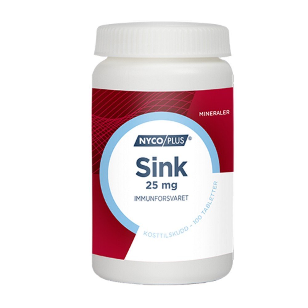 Nycoplus Zinc 25 mg 100